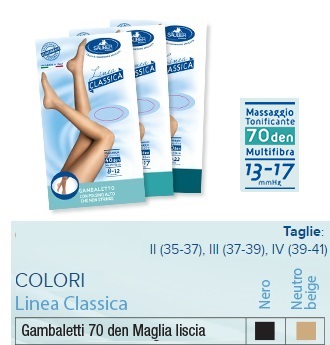 SAUBER GAMBALETTO 70 MAGLIA LISCIA NEUTRO BEIGE 3 LINEA CLASSICA - Farmacia Murachelli Di Putelli dr. Giovanni