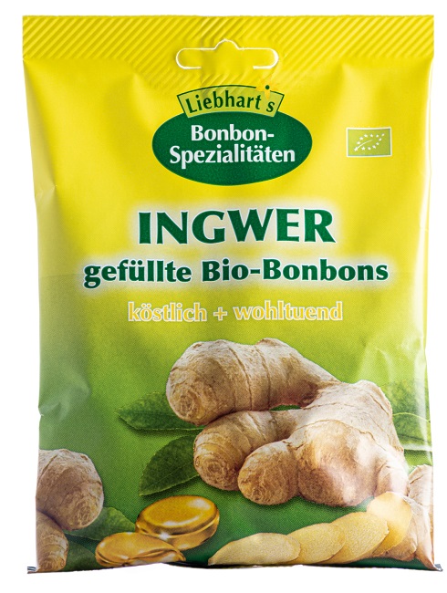 BONBONS ZENZERO BIO 100 G 18 CARAMELLE RIPIENE - Farmacia Murachelli Di Putelli dr. Giovanni
