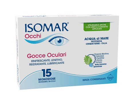 ISOMAR OCCHI GOCCE OCULARI ALL'ACIDO IALURONICO 0,20% 15 FLACONCINI - Farmacia Murachelli Di Putelli dr. Giovanni