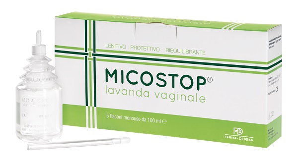 LAVANDA VAGINALE MICOSTOP 5 FLACONI DA 100 ML - Farmacia Murachelli Di Putelli dr. Giovanni