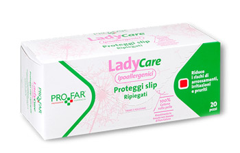 LADYCARE PROTEGGI SLIP IPOALLERGENICI RIPIEGATI 20 PEZZI PROFAR - Farmacia Murachelli Di Putelli dr. Giovanni