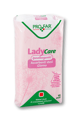 LADYCARE ASSORBENTI IPOALLERGENICI GIORNO 12 PEZZI PROFAR - Farmacia Murachelli Di Putelli dr. Giovanni