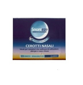 CEROTTO NASALE SNOREEZE GRANDE 10 PEZZI - Farmacia Murachelli Di Putelli dr. Giovanni