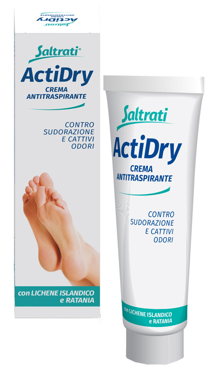 SALTRATI ACTIDRY CREMA ANTITRASPIRANTE 100 ML - Farmacia Murachelli Di Putelli dr. Giovanni