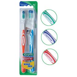 GUM SUPER TIP 463 COMPACT SPAZZOLINO MEDIO BONUS PACK 2 PEZZI - Farmacia Murachelli Di Putelli dr. Giovanni