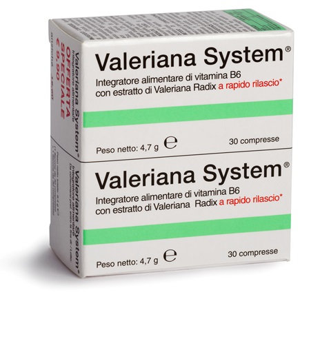 VALERIANA SYSTEM 30 COMPRESSE + 30 COMPRESSE - Farmacia Murachelli Di Putelli dr. Giovanni