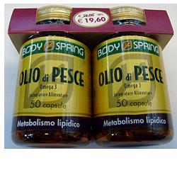 BODY SPRING OLIO DI PESCE OMEGA 3 CONFEZIONE BIPACK 50 CAPSULE X 2 - Farmacia Murachelli Di Putelli dr. Giovanni
