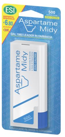 ESI ASPARTAME MIDY 500 COMPRESSE OFFERTA SPECIALE - Farmacia Murachelli Di Putelli dr. Giovanni