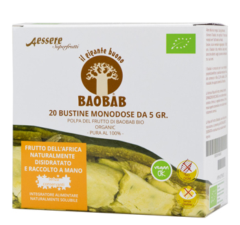 BAOBAB AESSERE POLPA BIO 20X5 G - Farmacia Murachelli Di Putelli dr. Giovanni