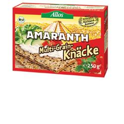 ALLOS CRACKERS INTEGRALI DI SEGALE ED AMARANTO CON SEMI MISTI SENZA LIEVITO 250 G - Farmacia Murachelli Di Putelli dr. Giovanni