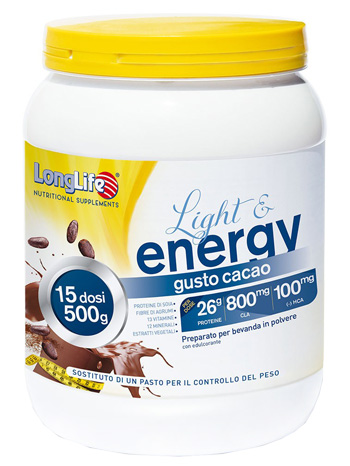 LONGLIFE LIGHT & ENERGY CACAO 500 G - Farmacia Murachelli Di Putelli dr. Giovanni