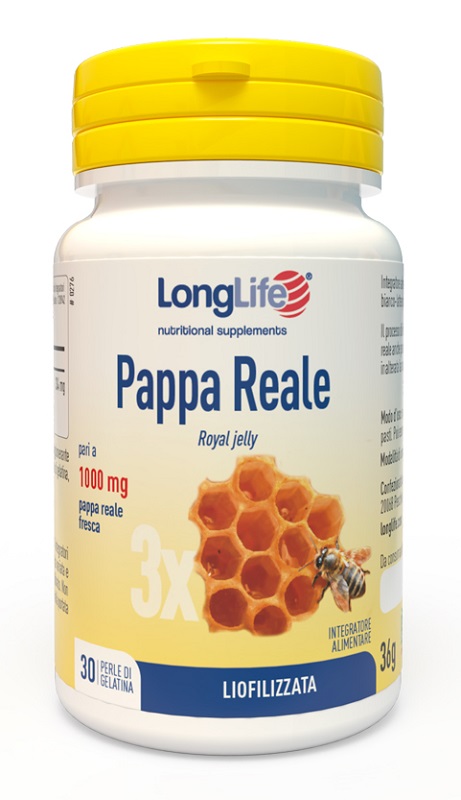 LONGLIFE PAPPA REALE 30 PERLE IN GELATINA - Farmacia Murachelli Di Putelli dr. Giovanni