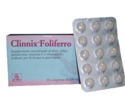 CLINNIX FOLIFERRO 30 COMPRESSE - Farmacia Murachelli Di Putelli dr. Giovanni