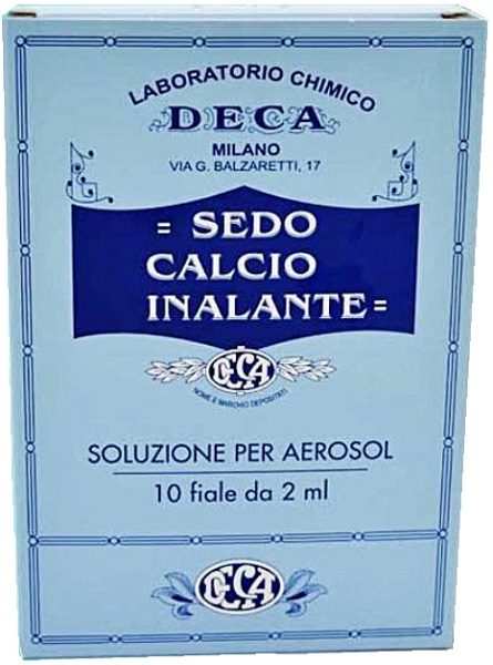 SEDO CALCIO INALANTE SOLUZIONE AEROSOL 10 FIALE 2 ML - Farmacia Murachelli Di Putelli dr. Giovanni