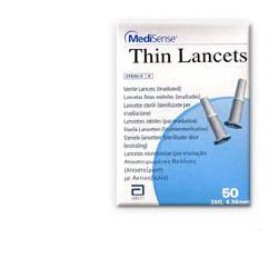 LANCETTE PUNGIDITO MEDISENSE THIN 28 GAUGE 50 PEZZI - Farmacia Murachelli Di Putelli dr. Giovanni