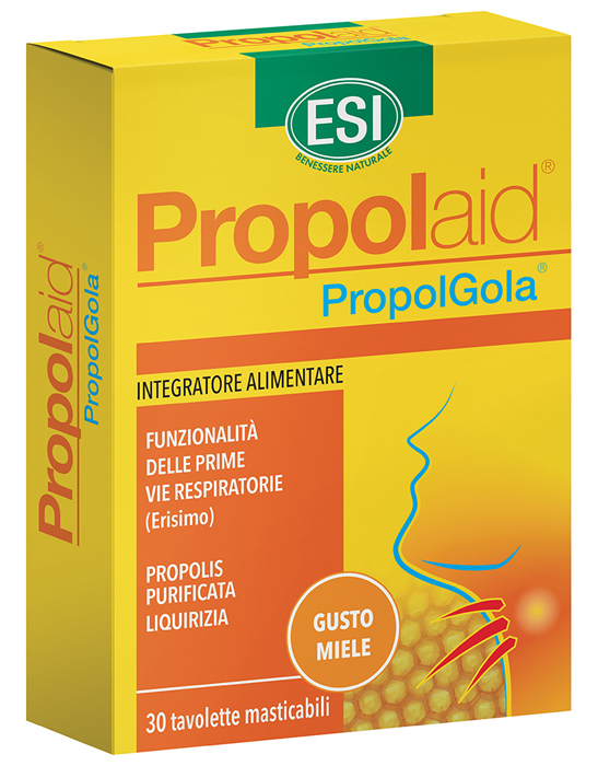 ESI PROPOLAID TAVOLETTE GOLA MIELE 30 TAVOLETTE - Farmacia Murachelli Di Putelli dr. Giovanni