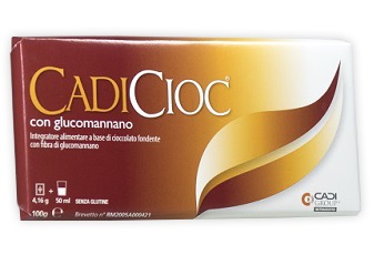 CADICIOC TAVOLETTA FONDENTE CON GLUCOMANNANO 100 G - Farmacia Murachelli Di Putelli dr. Giovanni