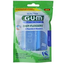 GUM EASY FLOSSERS FILO INTERDENTALE CON FORCELLA 30 PEZZI - Farmacia Murachelli Di Putelli dr. Giovanni