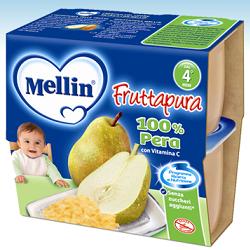 MELLIN FRUTTA PURA PERA 100 G 4 PEZZI - Farmacia Murachelli Di Putelli dr. Giovanni