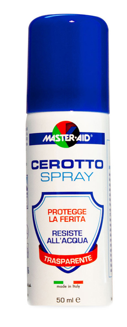 CEROTTO SPRAY MASTER-AID FLACONE 50ML CIRCA 80 APPLICAZIONI - Farmacia Murachelli Di Putelli dr. Giovanni