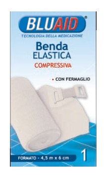 BENDA ELASTICA BLUAID 6X450CM BIANCA - Farmacia Murachelli Di Putelli dr. Giovanni