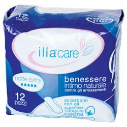 ILLA CARE ASSORBENTE NOTTE EXTRA 12 PEZZI - Farmacia Murachelli Di Putelli dr. Giovanni