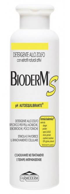 BIODERM S ANTIACNE ANTISEBO 250 ML - Farmacia Murachelli Di Putelli dr. Giovanni
