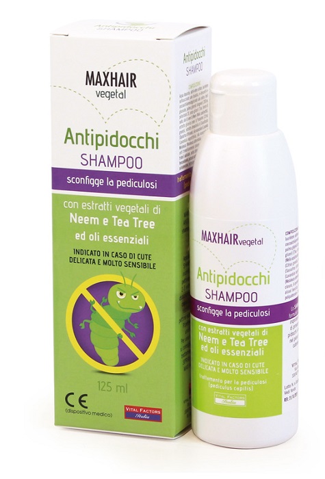 MAXHAIR VEGETAL SHAMPOO PIDOCCHI 125 ML - Farmacia Murachelli Di Putelli dr. Giovanni