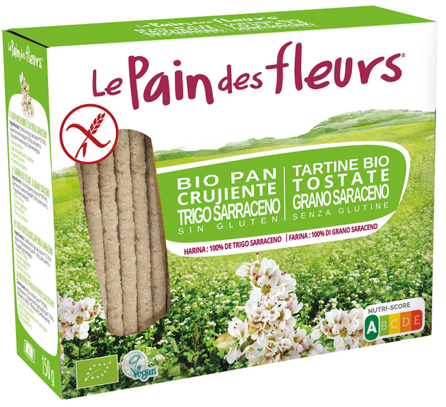 LE PAIN DES FLEURS TARTINE TOSTATE AL GRANO SARACENO 150 G - Farmacia Murachelli Di Putelli dr. Giovanni