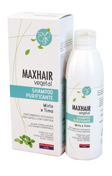 MAXHAIR VEGETAL SHAMPOO PURIFICANTE 200 ML - Farmacia Murachelli Di Putelli dr. Giovanni