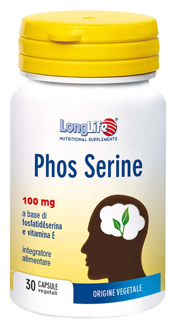 LONGLIFE PHOS SERINE 30 CAPSULE VEGETALI - Farmacia Murachelli Di Putelli dr. Giovanni