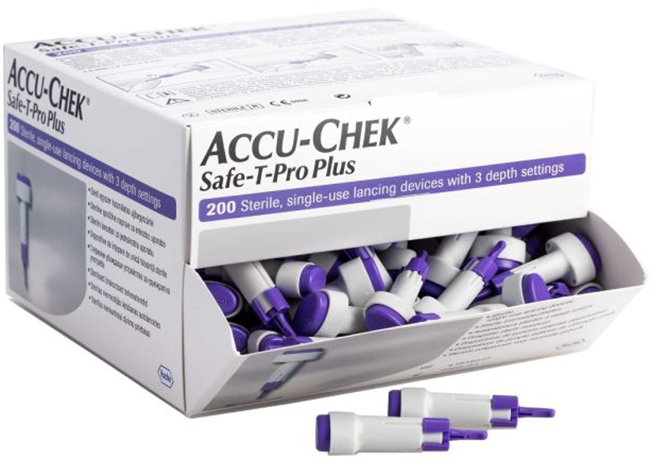 LANCETTE PUNGIDITO ACCU-CHEK SAFE T PRO PLUS PD 200 PEZZI - Farmacia Murachelli Di Putelli dr. Giovanni