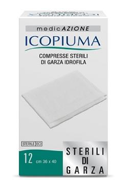 ICOPIUMA GARZA COMPRESSA IDROFILA 36X40CM 12 PEZZI - Farmacia Murachelli Di Putelli dr. Giovanni