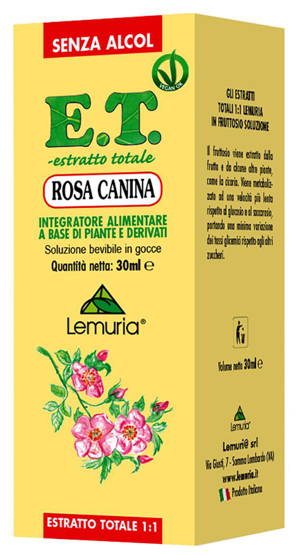 ET ESTRATTO TOTALE ROSA CANINA 30 ML SENZA ALCOL - Farmacia Murachelli Di Putelli dr. Giovanni
