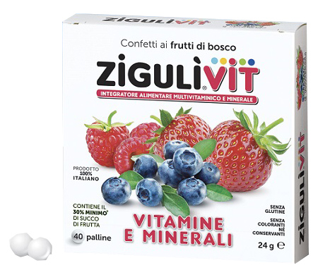 ZIGULI VIT FRUTTIBOSCO 40 CONFETTI - Farmacia Murachelli Di Putelli dr. Giovanni