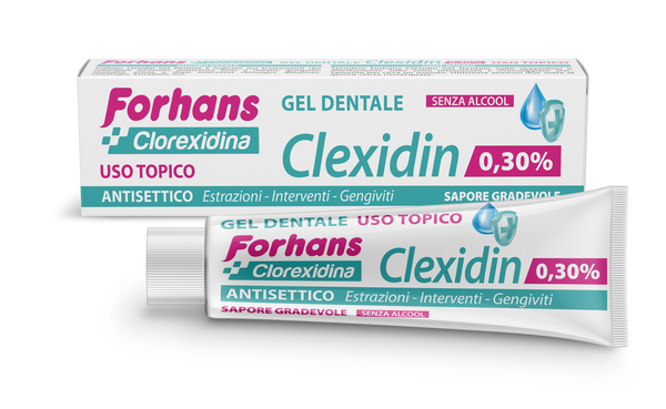 FORHANS CLEXIDIN COLLUTORIO IN GEL ALLA CLOREXIDINA 0,30% 30 - Farmacia Murachelli Di Putelli dr. Giovanni