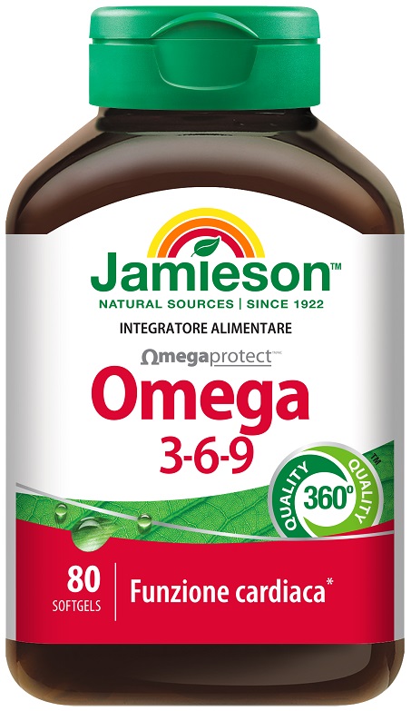JAMIESON OMEGA 3-6-9 80 SOFTGELS - Farmacia Murachelli Di Putelli dr. Giovanni