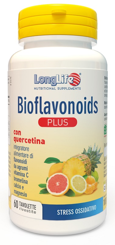 LONGLIFE BIOFLAVONOIDS PLUS 60 TAVOLETTE RIVESTITE - Farmacia Murachelli Di Putelli dr. Giovanni