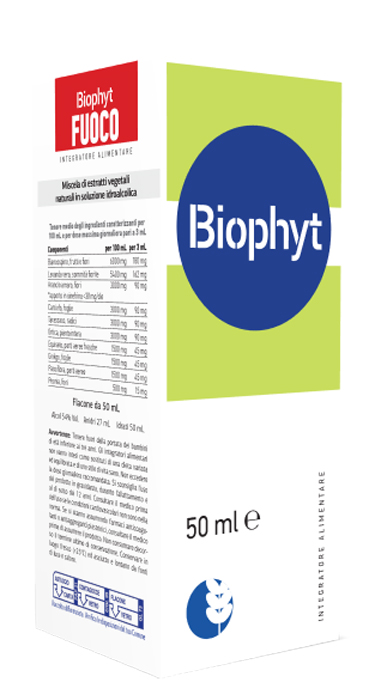 BIOPHYT FUOCO 50 ML SOLUZIONE IDROALCOLICA - Farmacia Murachelli Di Putelli dr. Giovanni
