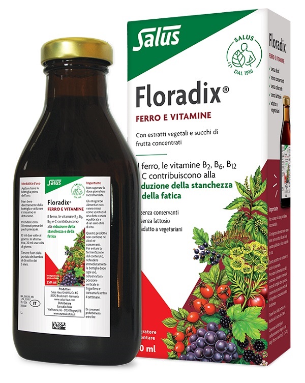 FLORADIX FERRO E VITAMINE 250 ML - Farmacia Murachelli Di Putelli dr. Giovanni
