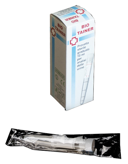 BIO TAINER PROVETTA STERILE PER URINA 10 ML - Farmacia Murachelli Di Putelli dr. Giovanni