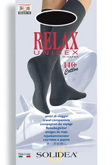 RELAX UNISEX 140 GAMBALETTO COTTON NERO 1 - Farmacia Murachelli Di Putelli dr. Giovanni