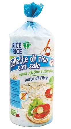RICE&RICE GALLETTE DI RISO CON SALE SENZA LIEVITO 100 G - Farmacia Murachelli Di Putelli dr. Giovanni