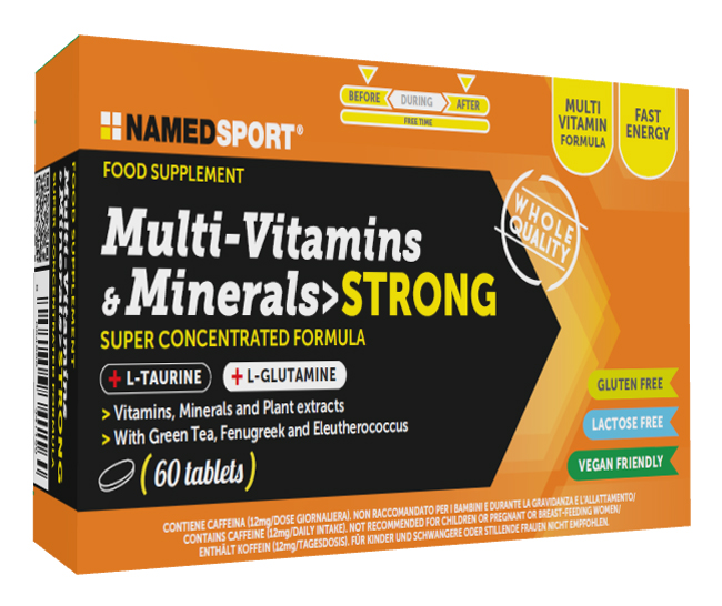 MULTI-VITAMINS&MINERALS STRONG 60 COMPRESSE - Farmacia Murachelli Di Putelli dr. Giovanni
