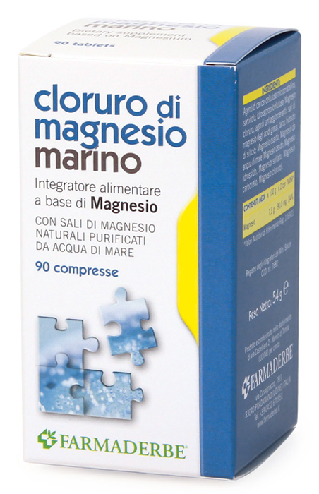 CLORURO DI MAGNESIO MARINO 90 COMPRESSE - Farmacia Murachelli Di Putelli dr. Giovanni