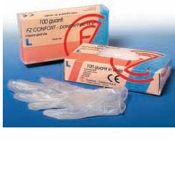GUANTO IN VINILE CONFORT MISURA LARGE ANTIADERENTE BIOCOMPATIBILE UTILIZZABILE ANCHE A CONTATTO CON SOSTANZE ALIMENTARI 100 PEZZI - Farmacia Murachelli Di Putelli dr. Giovanni