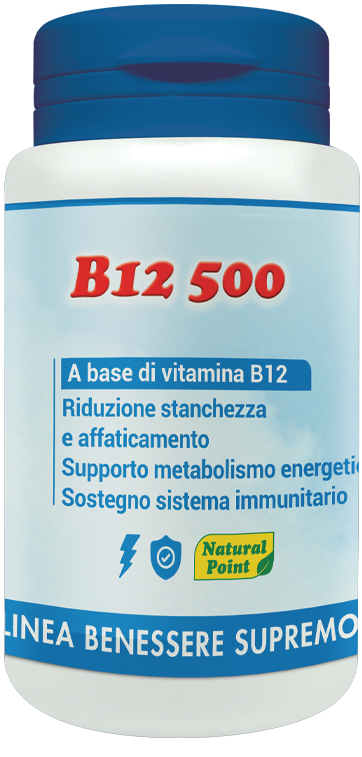 B12 500 CIANOCOBALAMINA 100 CAPSULE VEGETALI - Farmacia Murachelli Di Putelli dr. Giovanni