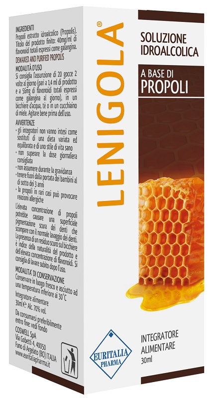 LENIGOLA SOLUZIONE IDROALCOLICA PROPOLI 30 ML - Farmacia Murachelli Di Putelli dr. Giovanni
