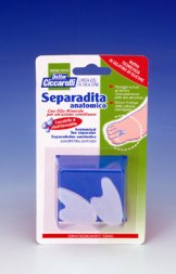 SEPARADITA ANATOMICO PER PIEDE REALIZZATO IN GEL DI SILICONE BIANCO SEMITRASPARENTE SAGOMATO IGIENEPIEDE 2 PEZZI - Farmacia Murachelli Di Putelli dr. Giovanni