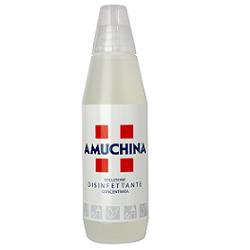 DISINFETTANTE IGIENIZZANTE A BASE DI IPOCLORITO DI SODIO ANTIMICROBICO AD AMPIO SPETTRO D'AZIONE AMUCHINA LIQUIDA 100% 1000 ML - Farmacia Murachelli Di Putelli dr. Giovanni